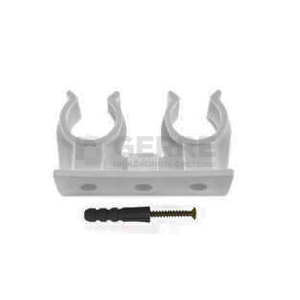 Кронштейн с дюбелем двойной DN16-18 Коллекторные группы KAN-therm