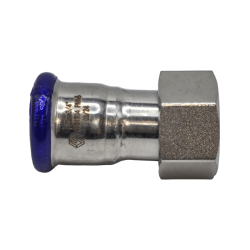 Пресс-фитинг с накидной гайкой MVI, 35х1 (нержавеющая сталь) 
