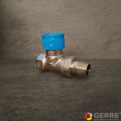 Вентиль "RF" для термостатов М 30х1,5, проходной Ду 15 