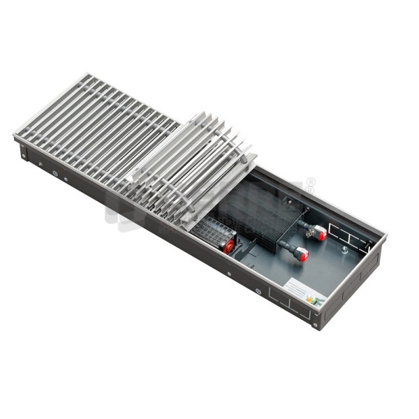 Внутрипольный конвектор с принудительной конвекцией Techno Vent KVZV  250-105-1700 24V