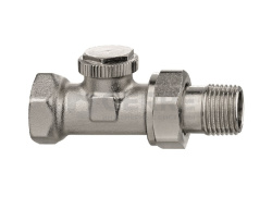 Радиаторный запорно-регулирующий клапан Heimeier Regutec F, проходной, Dn 15, (Rp 1/2") 