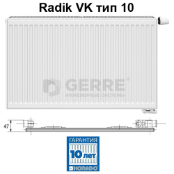 Стальной панельный радиатор Korado Radik VK 10-6050 