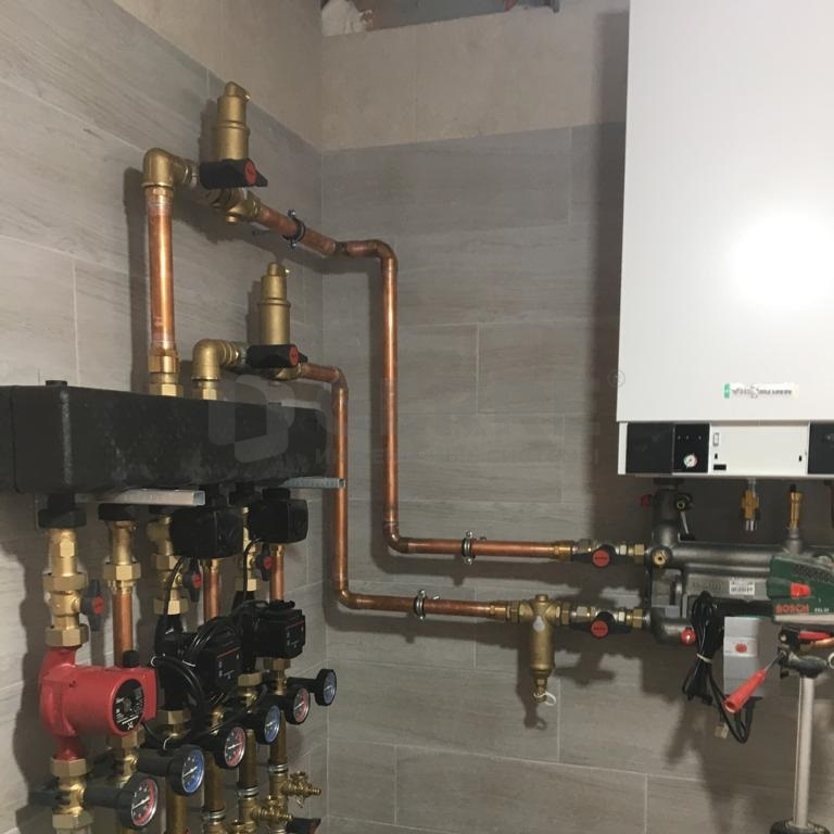 Котельная в загородном доме с котлом Viessmann Vitopend 62928