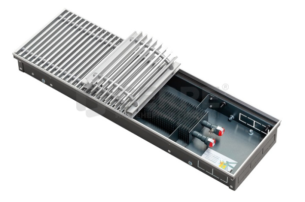 Внутрипольный конвектор с естественной конвекцией Techno Usual KVZ 200-65-600