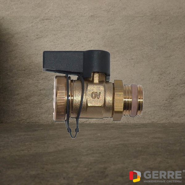 Кран шаровый DN 20 Optiflex, латунь, Ду20, 3/4"НР, без штуцера Запчасти для гребенок Multidis