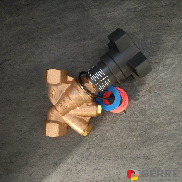 Регулирующий вентиль Hydrocontrol VTR Ду50, 2 "ВР, бронза, c заглушками Вентили Hydrocontrol