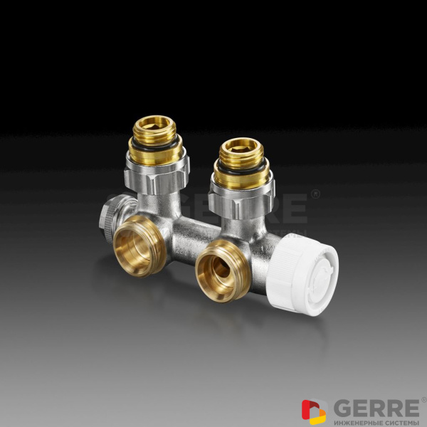 Multiblock T присоединительная арматура 1/2"НГ x 3/4"НР, латунь,угловой Multiflex