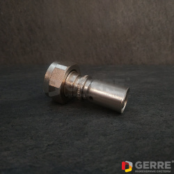 Cofit P прес. соединение с НГ 20x2,5мм x G3/4"НГ, бронза/нерж. сталь, никелированное 