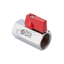 Кран шаровый мини MVI 1/2" внутренняя-внутренняя 
