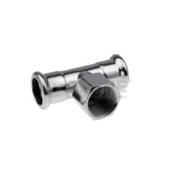 Тройник с внутренней резьбой press 22хRp3/4"х22 