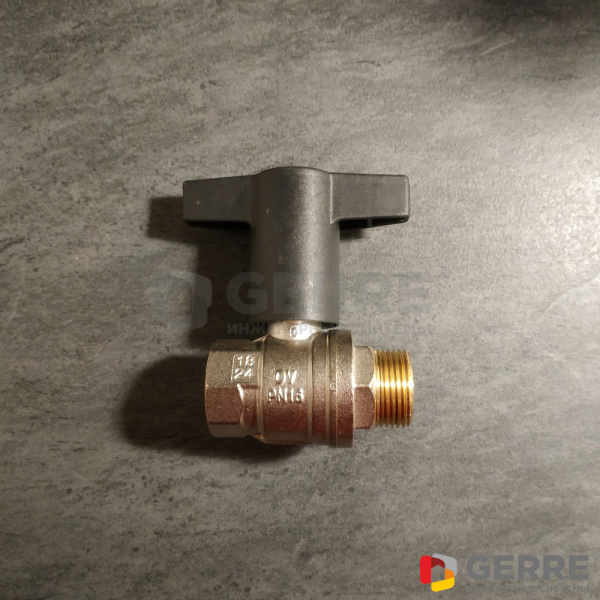 Шаровый кран Optibal  Ду 15, 1/2 ВР, G 1/2 НР, латунь Краны шаровые Optibal