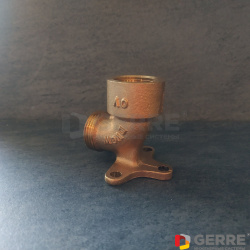 Cofit S настненная шайба, отвод с креплением бронза, G 3/4"НР x Rp 1/2" 