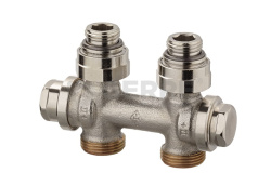 Узел нижнего подключения радиаторов Heimeier Vecotec Eclipse прямой Rp1/2" 