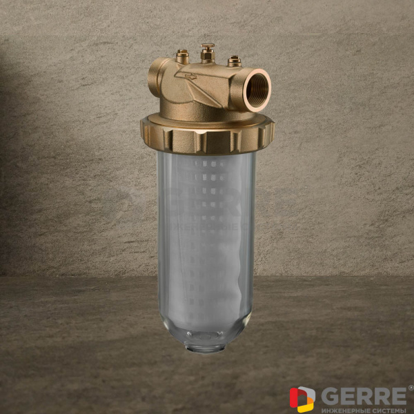 Фильтр для очистки воды "Aquanova Magnum" Ду25, 1", 250-300 µm Сетчатые фильтры