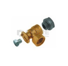 Отвод фиксируемый с резьбой внутренней KAN-therm G 1/2" с заглушкой 