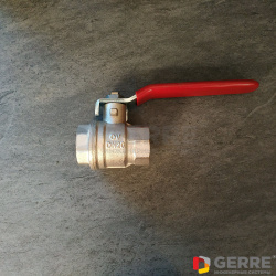 Шаровый кран Optibal с рычажной рукояткой Ду 32, G1 1/4 ВР, латунь 